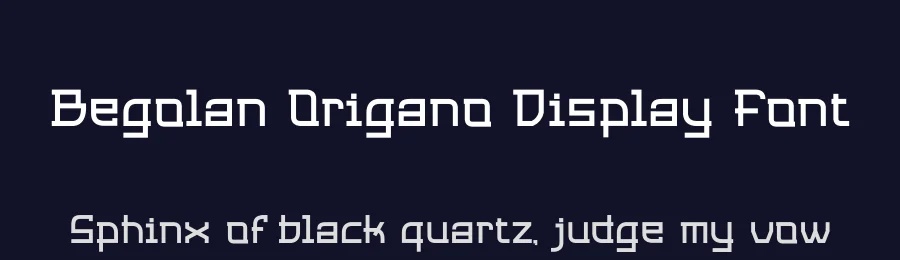 Begolan Origano Display Font by SlideShoot — Display Font — thumbnail 2
