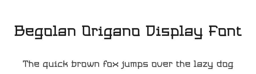 Begolan Origano Display Font by SlideShoot — Display Font