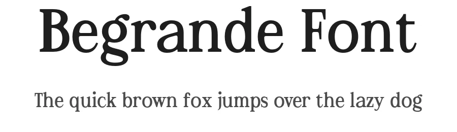 Begrande Font by Drizy — Serif Font