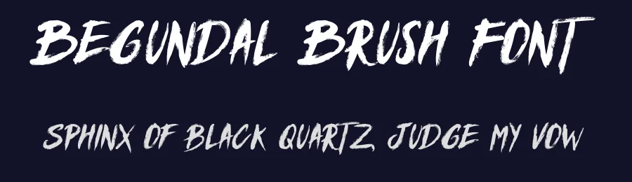 Begundal Brush Font by Typeface — Script Handwritten Font — thumbnail 2