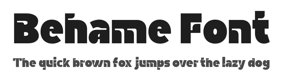 Behame Font by Creatifontstudios — Display Font