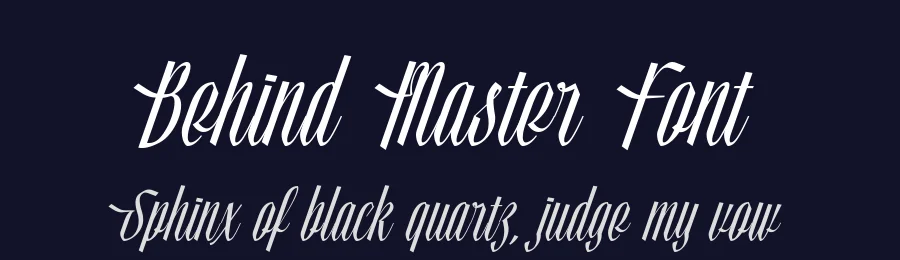Behind Master Font by alit design — Script Handwritten Font — thumbnail 2