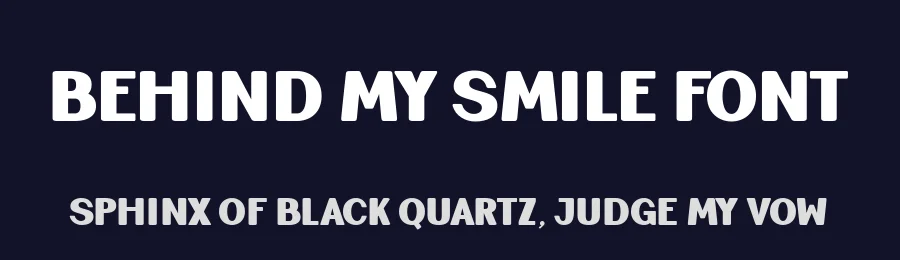 Behind My Smile Font by Anto (7NTypes) — Display Font — thumbnail 2