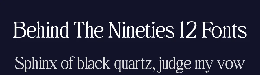 Behind The Nineties 12 Fonts by Casloop Studio — Decorative Font — thumbnail 2
