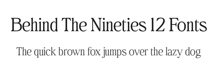 Behind The Nineties 12 Fonts by Casloop Studio — Decorative Font