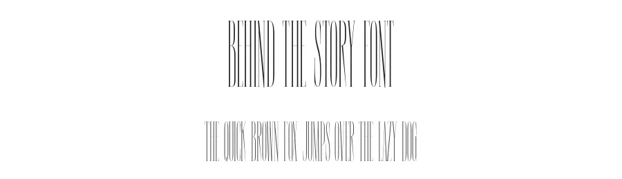Behind The Story Font by Bolditalic Studio — Serif Font