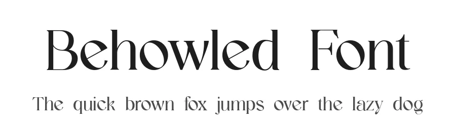 Behowled Font by UICreative — Serif Font