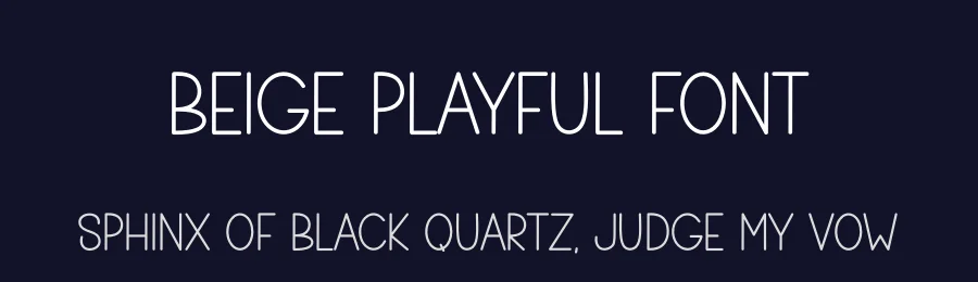 Beige Playful Font by freshtypeink — Display Font — thumbnail 2