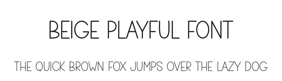Beige Playful Font by freshtypeink — Display Font