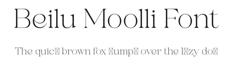 Beilu Moolli Font by Imoodev — Decorative Font