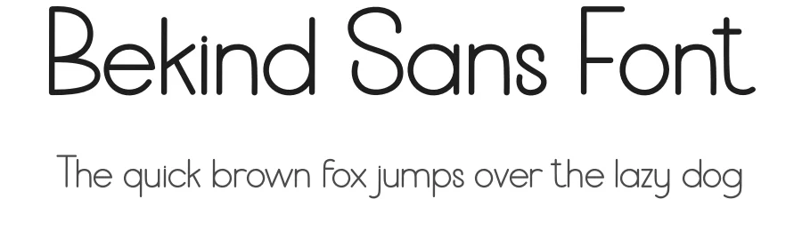Bekind Sans Font by freshtypeink — Display Font