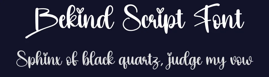Bekind Script Font by creativeletter — Script Handwritten Font — thumbnail 2