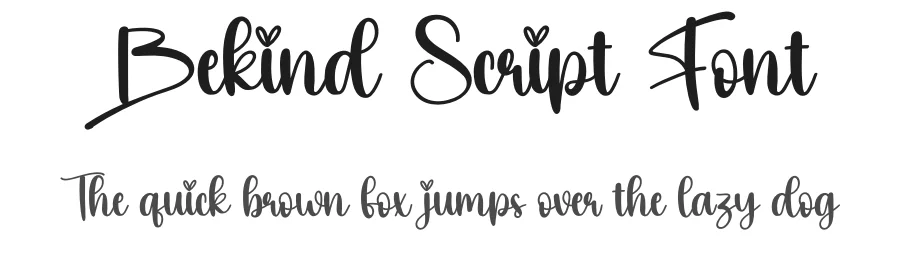 Bekind Script Font by creativeletter — Script Handwritten Font