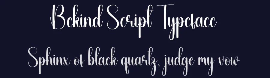 Bekind Script Typeface by andikastudio — Script Handwritten Font — thumbnail 2
