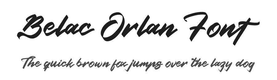 Belac Orlan Font by perspectype — Script Handwritten Font