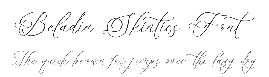 Beladin Skintics Font by letterenastudios — Script Handwritten Font