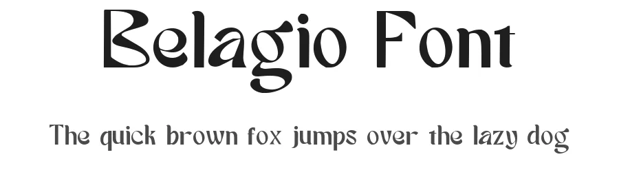 Belagio Font by nestype — Decorative Font