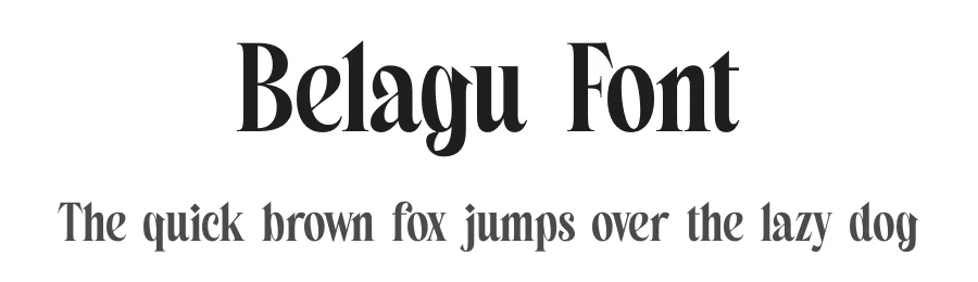 Belagu Font by timelesstype.co — Display Font