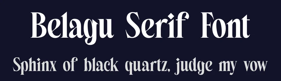 Belagu Serif Font by timelesstype.co — Display Font — thumbnail 2
