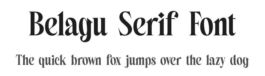 Belagu Serif Font by timelesstype.co — Display Font