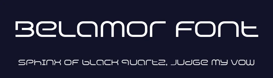 Belamor Font by Drizy — Display Font — thumbnail 2