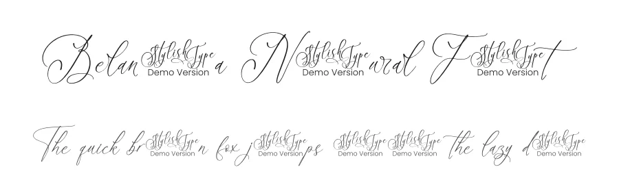 Belanita Natural Font by stylishtype.co — Script Handwritten Font