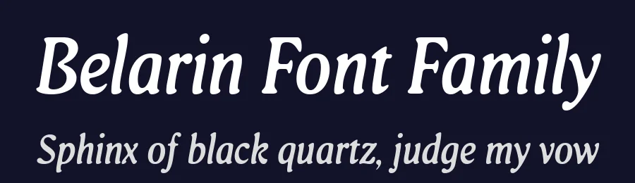 Belarin Font Family by Hazztype — Sans Serif Font — thumbnail 2