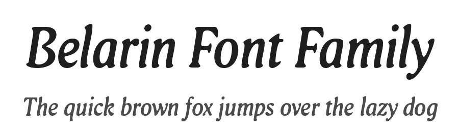Belarin Font Family by Hazztype β Sans Serif Font