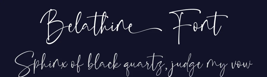 Belathine Font by MJB Letters — Script Handwritten Font — thumbnail 2