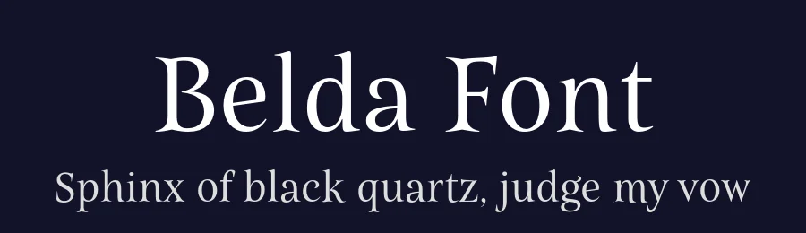 Belda Font by insigne — Serif Font — thumbnail 2