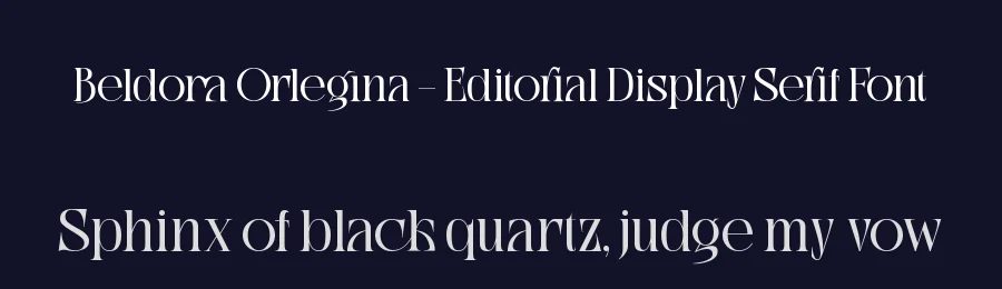 Beldora Orlegina – Editorial Display Serif Font by timelesstype.co — Display Font — thumbnail 2
