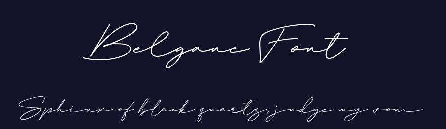 Belgane Font by metafontsy — Script Handwritten Font — thumbnail 2