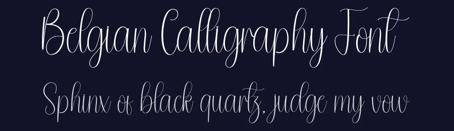 Belgian Calligraphy Font by andikastudio — Script Handwritten Font — thumbnail 2