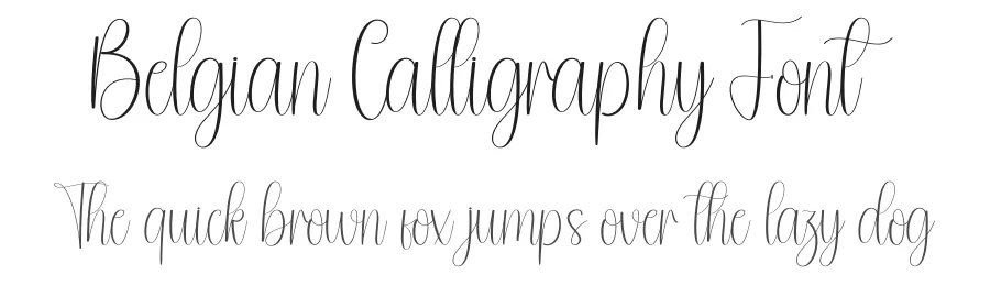 Belgian Calligraphy Font by andikastudio — Script Handwritten Font