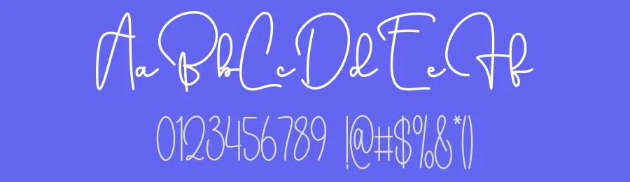 Belgian Signature – Minimal Handwritten Font by freshtypeink — Script Handwritten Font — thumbnail 3