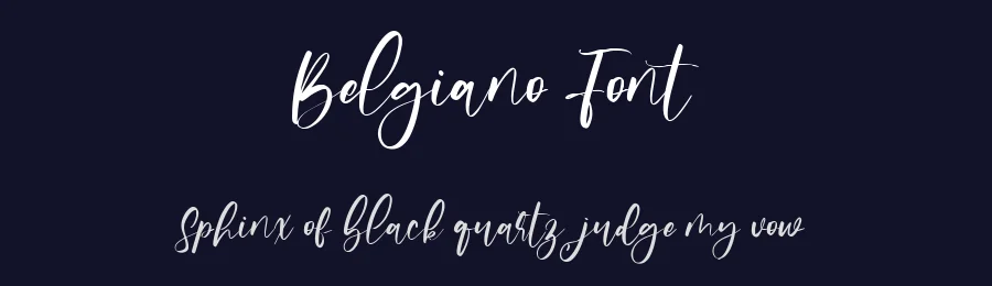 Belgiano Font by metafontsy — Script Handwritten Font — thumbnail 2