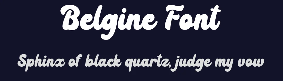 Belgine Font by imiftype — Decorative Font — thumbnail 2