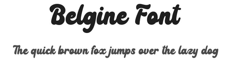 Belgine Font by imiftype — Decorative Font