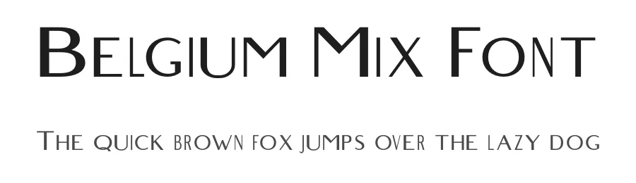 Belgium Mix Font by craftsupplyco — Display Font