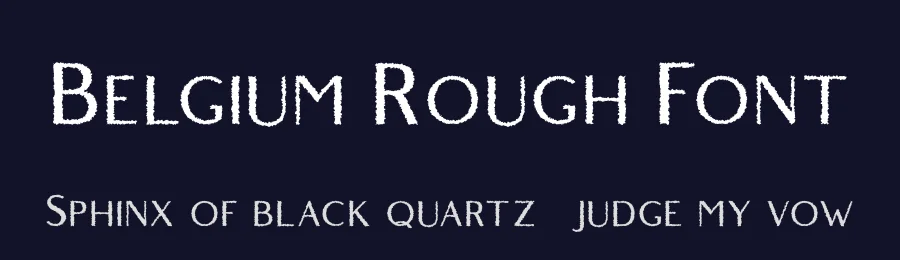 Belgium Rough Font by craftsupplyco — Display Font — thumbnail 2