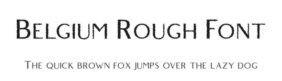Belgium Rough Font by craftsupplyco — Display Font