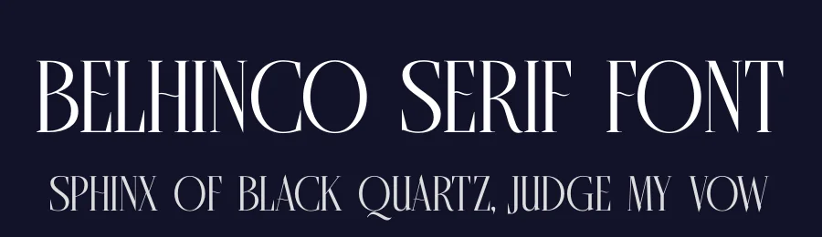 Belhinco Serif Font by timelesstype.co — Serif Font — thumbnail 2