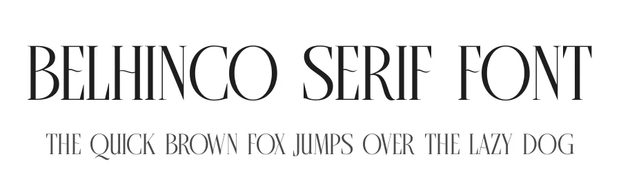 Belhinco Serif Font by timelesstype.co — Serif Font