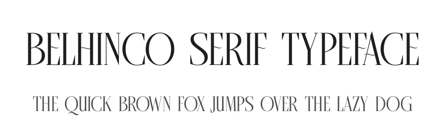 Belhinco Serif Typeface by timelesstype.co — Display Font