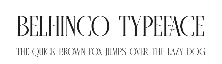Belhinco Typeface by timelesstype.co — Display Font