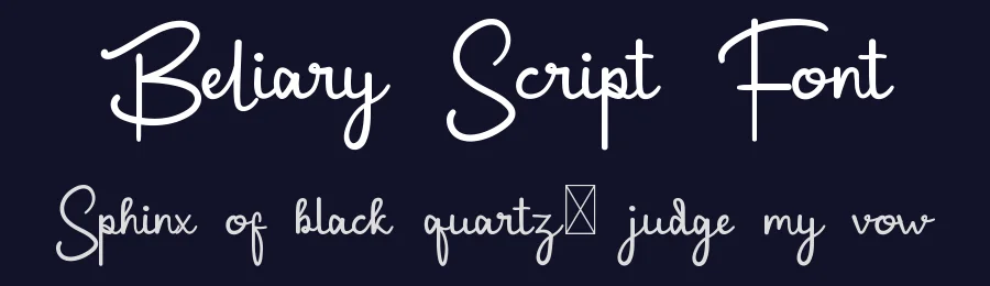 Beliary Script Font by RaisProject — Script Handwritten Font — thumbnail 2