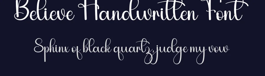 Believe Handwritten Font by inermediaSTUDIO — Script Handwritten Font — thumbnail 2