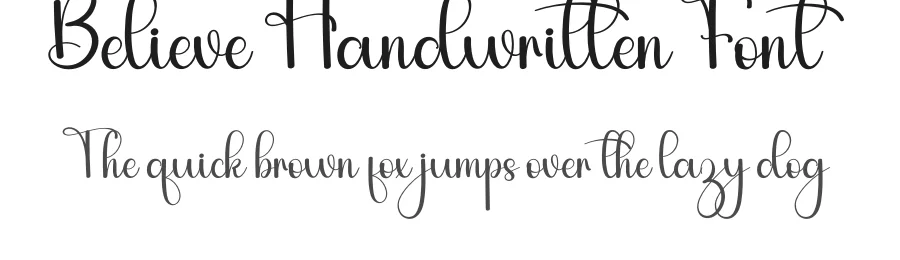 Believe Handwritten Font by inermediaSTUDIO — Script Handwritten Font