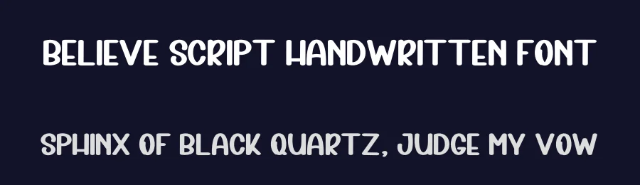 Believe Script Handwritten Font by inermediaSTUDIO — Display Font — thumbnail 2