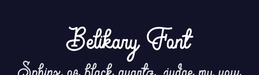Belikary Font by Denustudios — Decorative Font — thumbnail 2